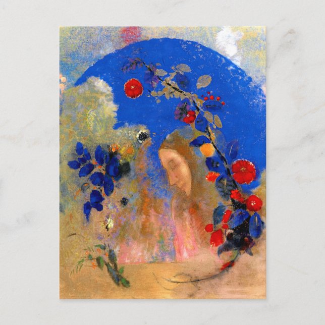 Redon - Profile Beneath an Arch Postcard (Front)