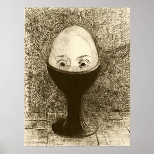 Redon - The Egg 1885 Poster