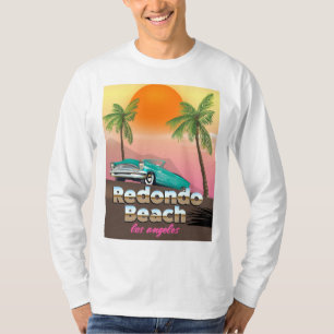 Redondo Beach LA travel poster T-Shirt