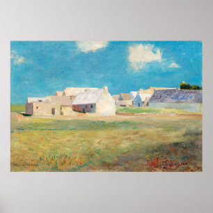 Redon's Breton Village Poster