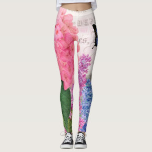 Redoute Flowers Yoga Leggings