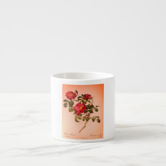 REDOUTE FRENCH ROSE WATER COLOR ESPRESSO Mug