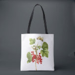 Redoute Red Currants with Butterfly Tote Bag<br><div class="desc">A Redoute image of red currants and a butterfly.</div>
