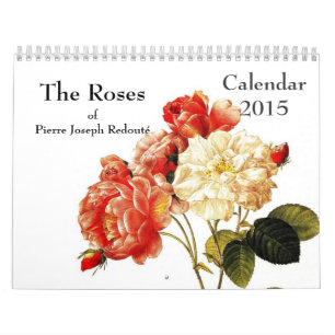 Redouté Roses 2015 Calendar