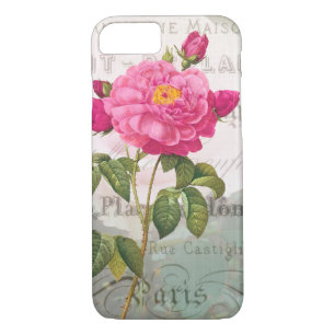 Redoute Shabby Pink Rose iPhone 7 Case