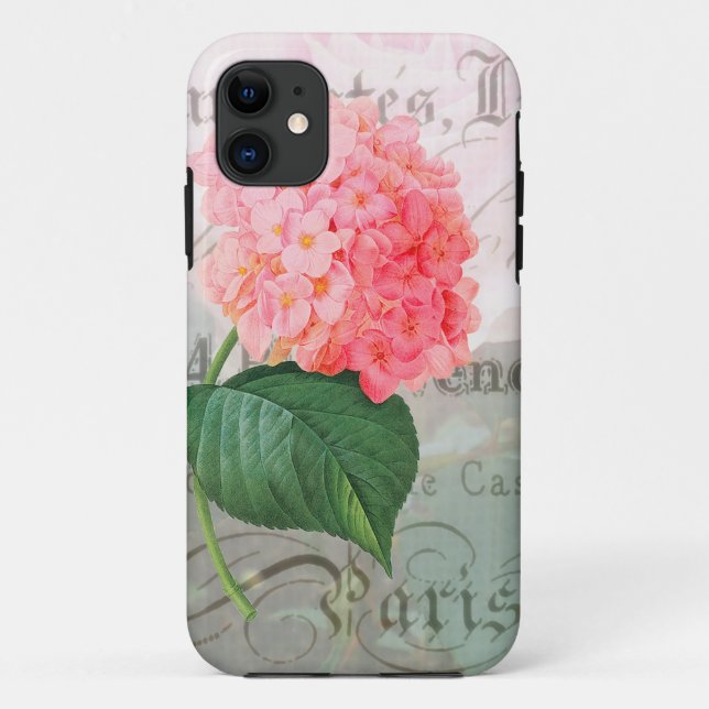 Redoute Vintage Hydrangea French iPhone 5/5S Case (Back)