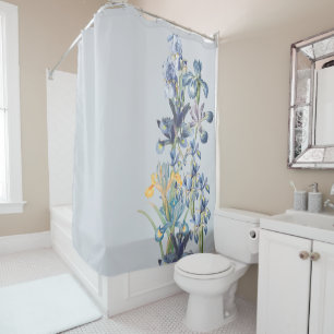 Redoutes Blue Iris Flowers Floral Garden