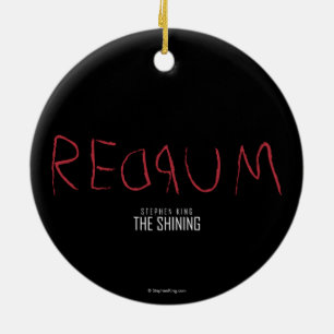 Redrum Ceramic Ornament