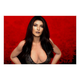 RedSide glossy poster