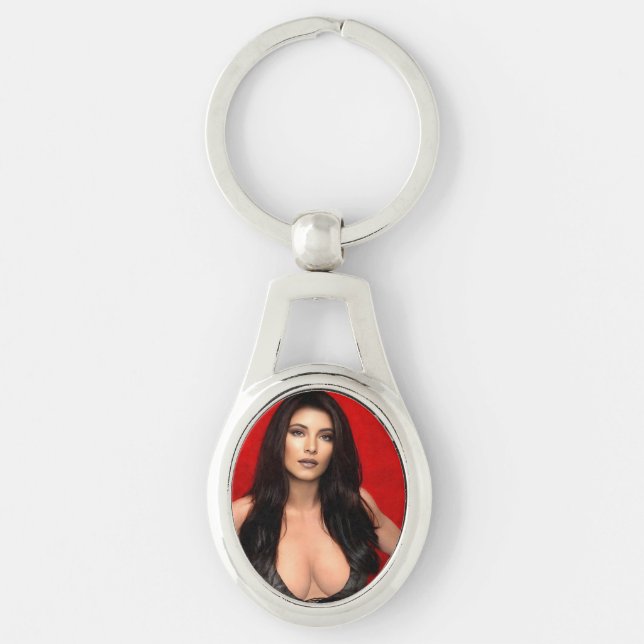 RedSide metal keychain (Front)