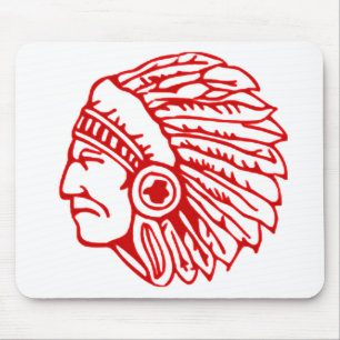 Redskin Red Indian Mouse Pad