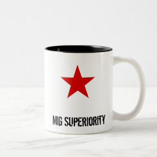 redstar, Mig Superiority Two-Tone Coffee Mug