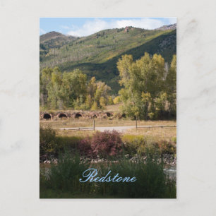 Redstone, Colorado en Carte postale de fin d'été