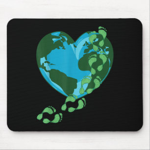 Reduce Carbon Footprint Earth Day Everyday Leaf Fo Mouse Pad