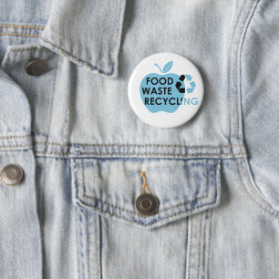 Reduce food waste 2 inch round button