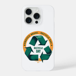Reduce Reuse Recycle Eco Tee iPhone 15 Pro Case