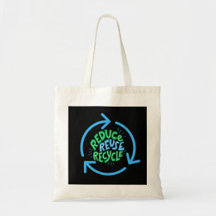Reduce Reuse Recycle Environment Tote Bag