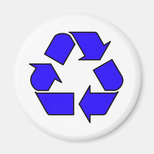 Reduce Reuse Recycle Logo Symbol Arrow 3R Magnet
