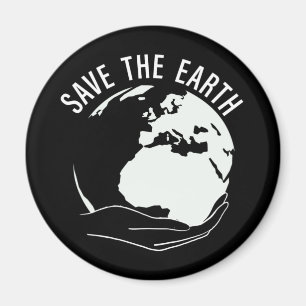 Reduce reuse recycle save the earth magnet