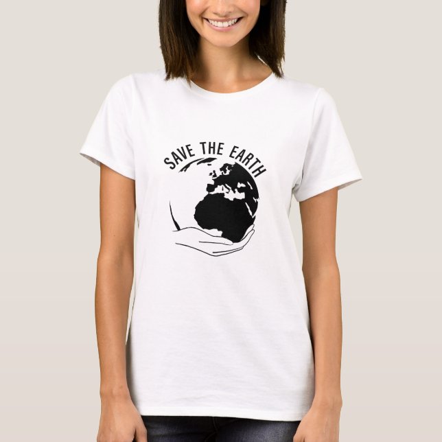 Reduce reuse recycle save the earth T-Shirt (Front)