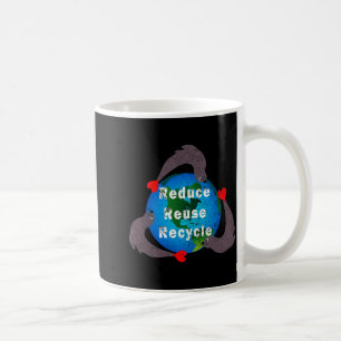 Reduce Reuse Recycle T Shirt Coffee Mug