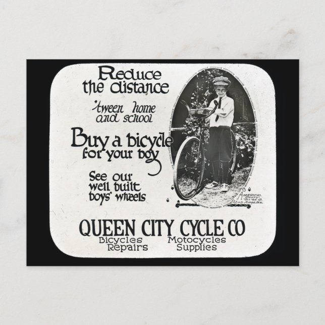 Reduce the Distance 'tween Home and School Postcard (Front)