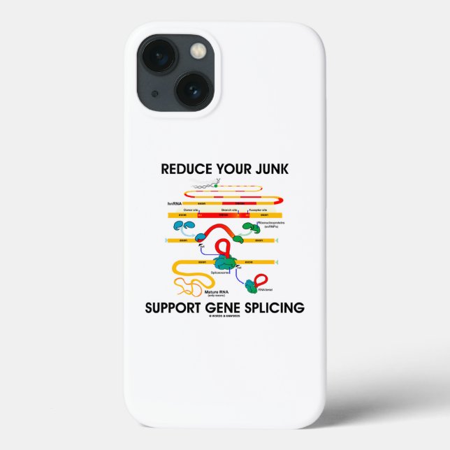Reduce Your Junk Support Gene Splicing Case-Mate iPhone Case (Back)