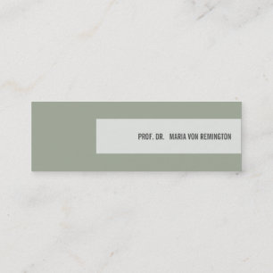 reduced mini business card