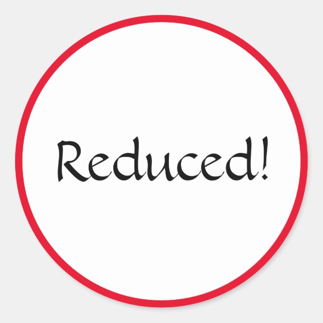 Reduced Oval Sticker (Front)
