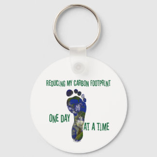 Reducing my carbon footprint t-shirts and gifts. keychain