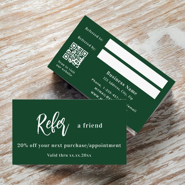 Réduction Carte de référence professionnelle Emerald green q (Créateur téléchargé)