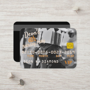 Réduction Photo VIP Anniversaire Demande de carte de crédit