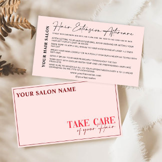 Réduction Rose moderne Prenez soin de votre carte de cheveux