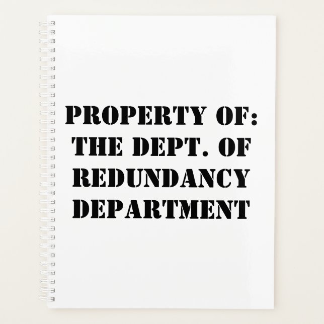 Redundancy Department Property Planner (Front)