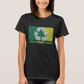 Reduse Reuse Recycle Logo t shirt