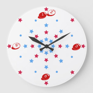 RedWhiteBlue is for U Wall Clock