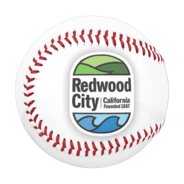 Redwood City 150th Anniversary Baseball (Front Left)