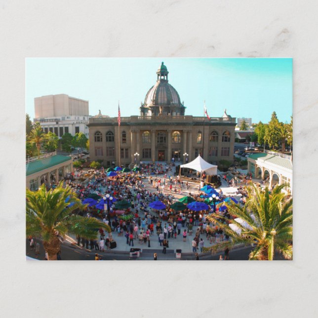 Redwood City 150th Anniversary Postcard (Front)