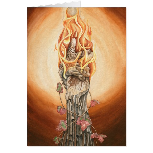 Redwood dryad card (Front)