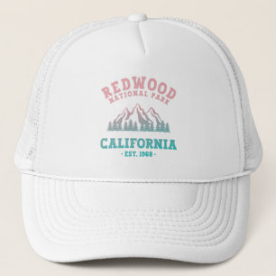 Redwood National Park California Gradient Trucker Hat