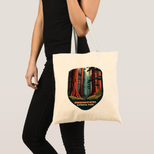 Redwood National Park California Trees Tote Bag