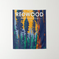 Redwood National Park California Vintage 