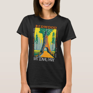 Redwood National Park Chandelier Tree Distressed T-Shirt