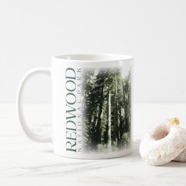 Redwood National Park Coffee Mug (With Donut)