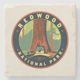 Redwood National Park Stone Coaster
