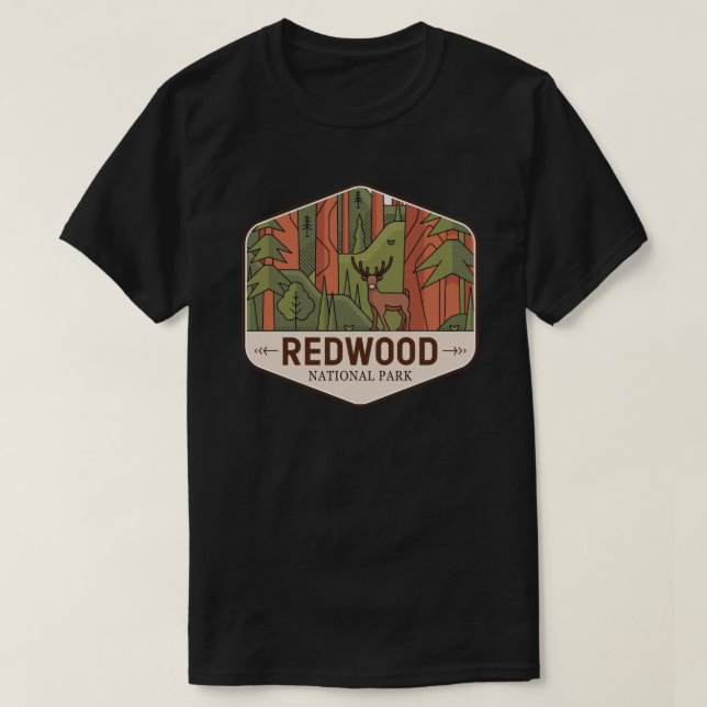 Redwood National Park T-Shirt (Design Front)