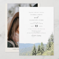 REDWOOD NATIONAL PARK Watercolor Forest Wedding