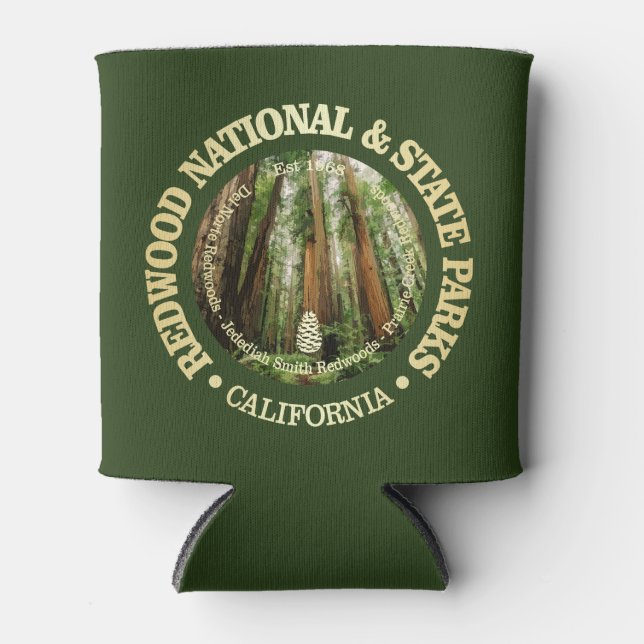 Redwood National & State Parks (NP2) Can Cooler (Front)