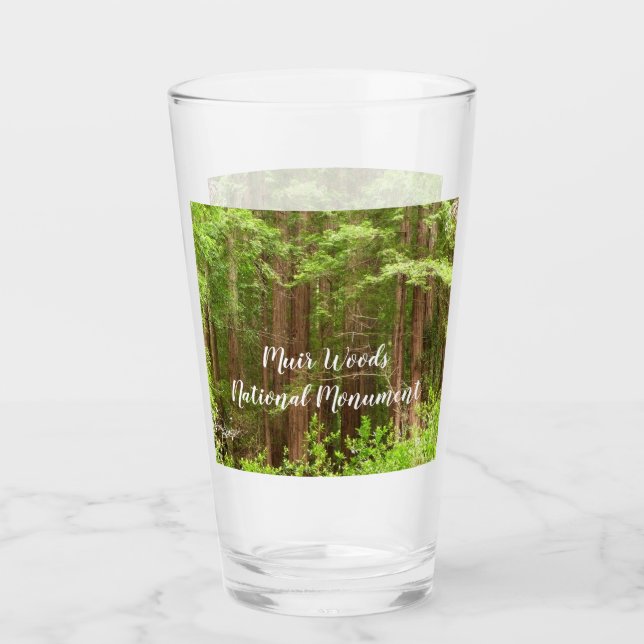 Redwood Trees at Muir Woods National Monument Glass (Front)