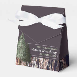 Redwoods & Bark, Rustic Wedding Favor Box